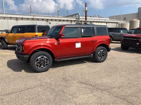 Hot Pepper Red Bronco Club Bronco G Ford Bronco Bronco