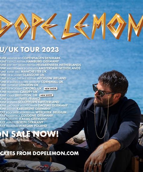 Dope Lemon - EU/UK 2023 - 07 July 2023 - Palladium - Event/Gig details & tickets | Gigseekr