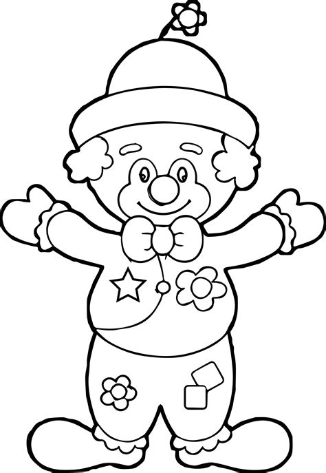 Printable Clown Coloring Pages With Yocoloring You Have Access To An