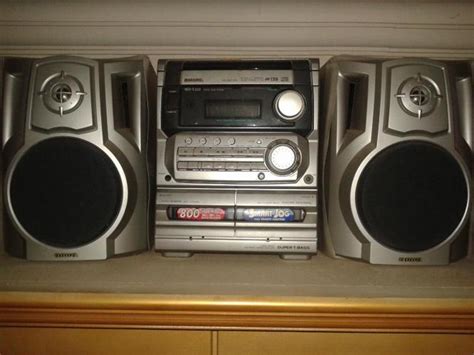 Aiwa Nsx K Mini Hi Fi Music System Pmpo Watts Off