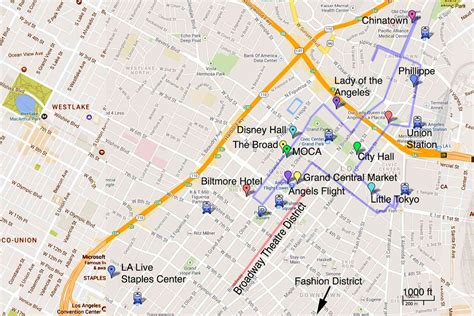 Top Los Angeles Walking Tours Maps Tripindicator