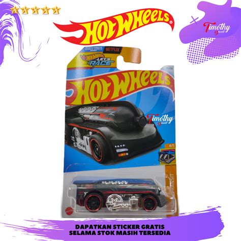 Hitam Hot Wheels West Coast Flyer Black Fast Transit Shopee Malaysia