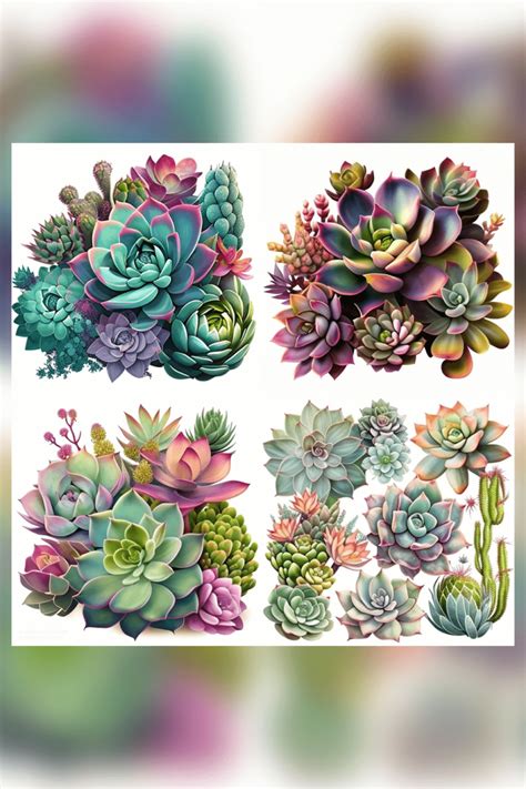 Succulent Clipart Free Masterbundles