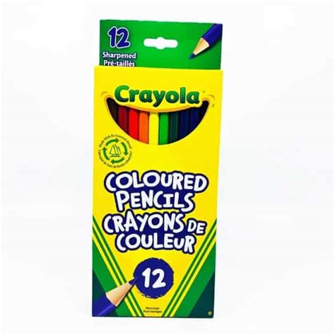 Crayons à colorier en bois Crayola 12 Papeterie Gilbert JEUX A G