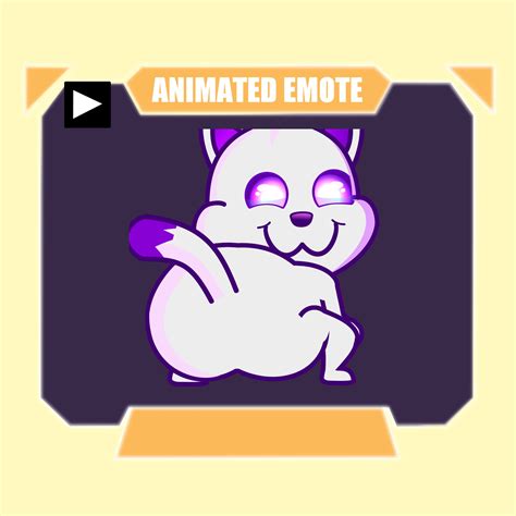 Animated Ghost Cat Twerking Halloween Emote For Twitch Kick Discord