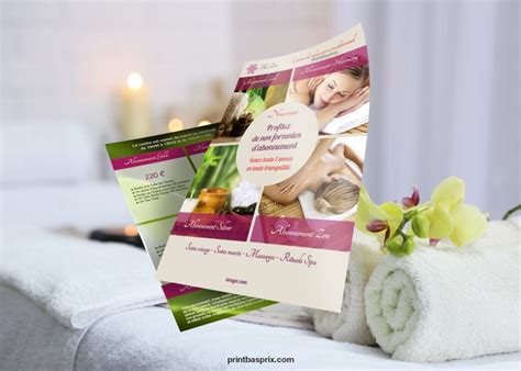 Le flyer de spa indispensable pour la promotion du bien être