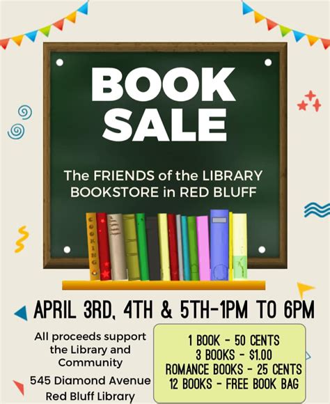 Friends of the Library Book Sale | Tehama County Library