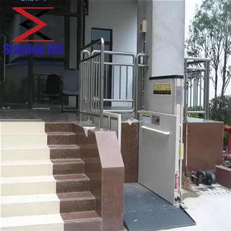 Vertical Disable Elderly Hydraulic House Elevator Platform Wheelchair