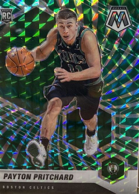 Payton Pritchard 2020 Mosaic FOTL Green Swirl 210 Price Guide Sports