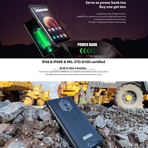 HK Warehouse Blackview BV6600 Pro Thermal Rugged Phone 4GB 64GB