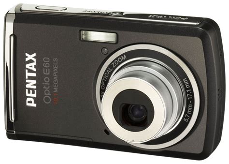 Компактный фотоаппарат Pentax Optio E60