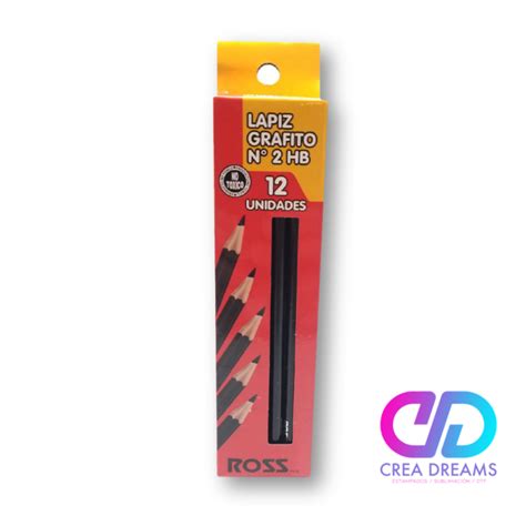 Caja De Lapices Grafito N Unidades Ross Crea Dreams