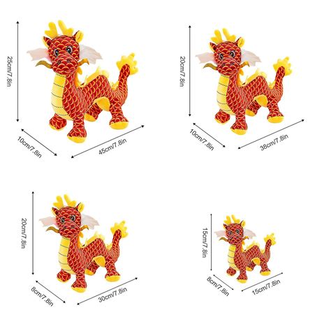 Cute Dragon Plush Doll Toys Stuffed Dragon Toy Gifts For Kids And