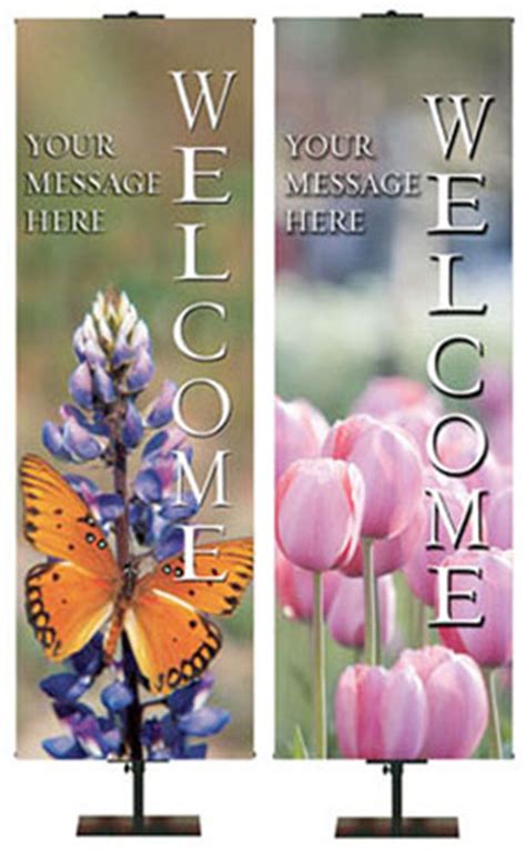 Church Welcome Outdoor Banners