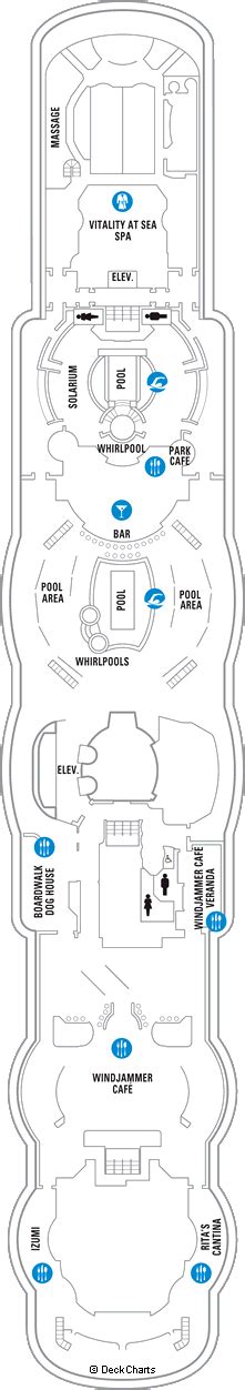 Royal Caribbean Radiance of the Seas Deck Plans, Ship Layout ...