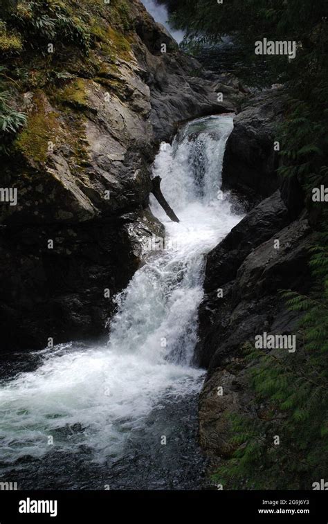 Waterfalls in the Cascade Mountains Stock Photo - Alamy