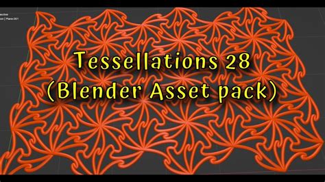 Tessellations 28 V 1 0 Create Mesh Patterns Blender Asset Pack