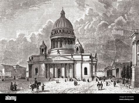 Saint Isaac's Cathedral or Isaakievskiy Sobor, Saint Petersburg, Russia ...