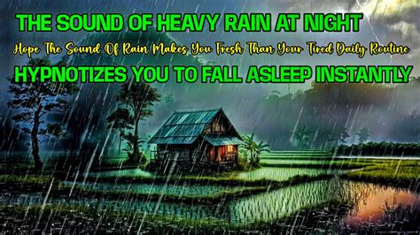 The Sound Of Heavy Rain🎶hypnotizes You To Fall Asleep Instantly Beat