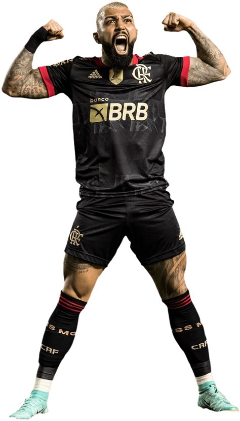 Gabriel Barbosa Flamengo Football Render Footyrenders