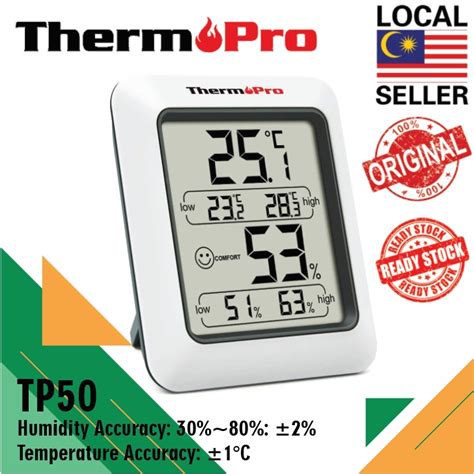 THERMOPRO TP50 Hygrometer Indoor Thermometer Humidity Monitor