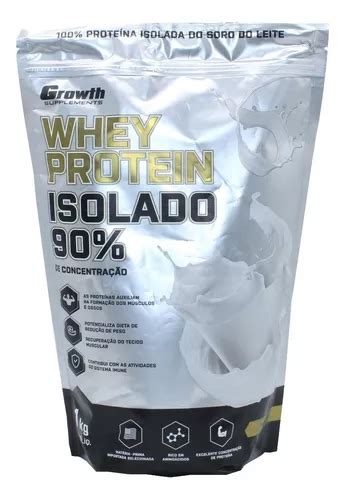 Suplemento En Polvo Growth Supplements Whey Protein Isolado 90 Whey