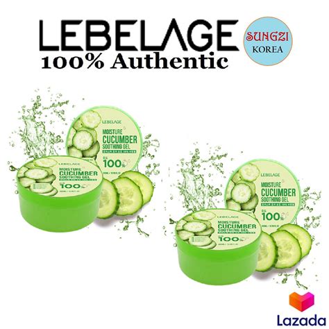 LEBELAGE Moisture Cucumber Soothing Gel 100 300ml 1 1 Korean Cosmetics