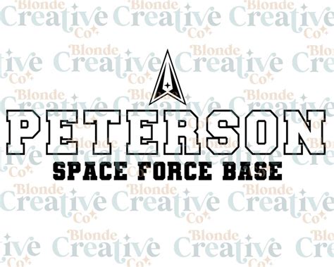 Peterson Space Force Base SVG, PNG, JPEG - Etsy