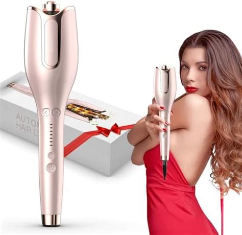 Amazon Automatic Curling Iron Cream Auto Hair Curlers With Large