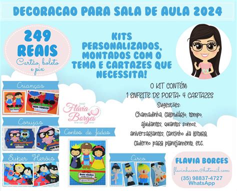 Kit Para Decoração De Sala De Aula Elo7 Produtos Especiais