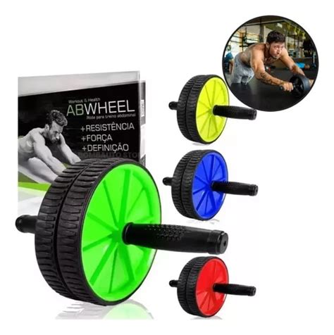 Roda Abdominal Ab C Tapete Wheel Exercicio Abdominal Lombar MercadoLivre