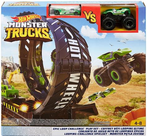 Hot Wheels Monster Trucks Looping Challenge Rennbahn Ab Preisvergleich Bei Idealo De