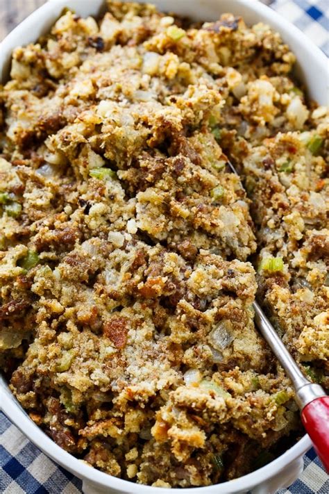 Sausage Stuffing - Spicy Southern Kitchen