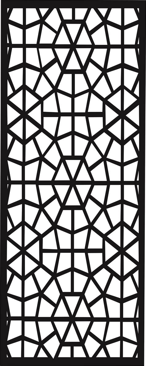 Laser Cut Privacy Partition Indoor Panels Floral Lattice Stencil Room