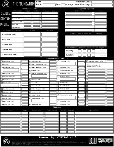 New System New Character Sheet Scprpg Rscp