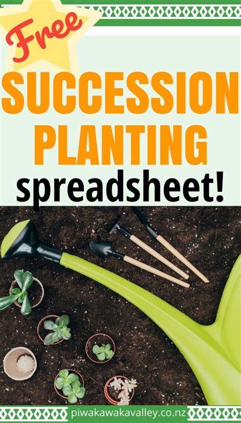 Printable Succession Planting Chart