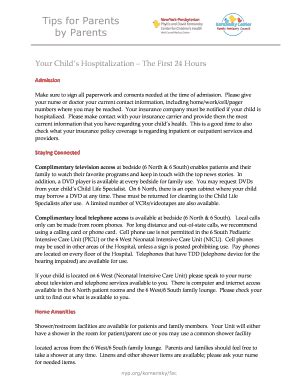 Fillable Online Nyp Tips For Parents By Parents Nyp Fax Email Print