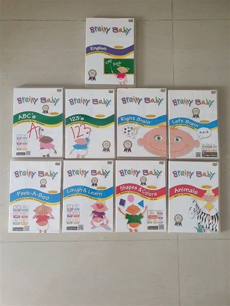 Brainy Baby DVDs, Babies & Kids, Infant Playtime on Carousell