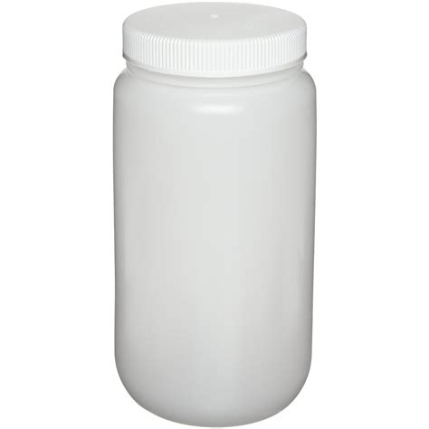 Nalgene 2120 0005 High Density Polyethylene Large Wide Mouth Bottle 2