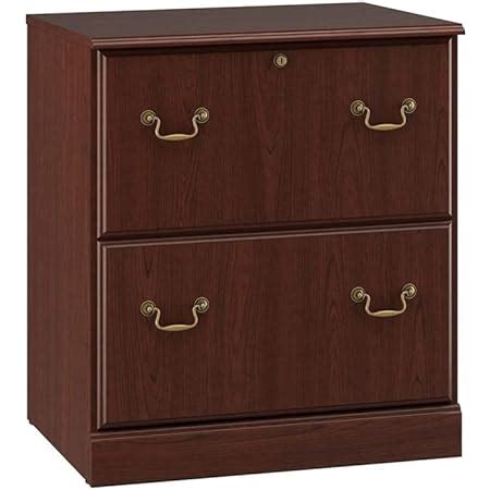 Amazon BOWERY HILL 2 Drawer Lateral File Cabinet In Antique White