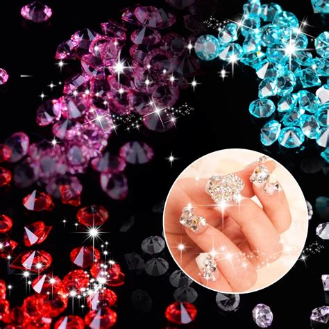 Zko Strass Decora O Para Arte Em Unhas Strass Em Acr Lico Cores