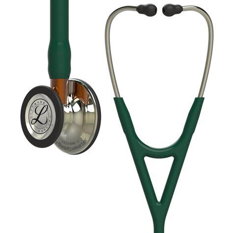 3m Littmann Cardiology Iv Diagnostic Stethoscope Champagne Hunter Green