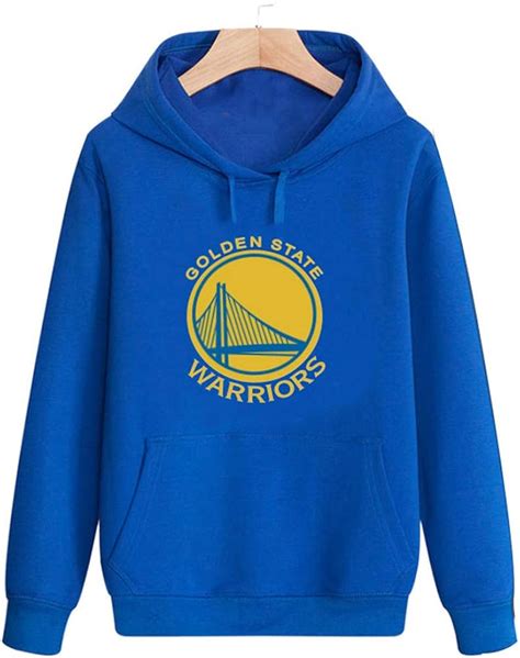 Hoodie Nba Golden State Warriors Comfortable Loose Chest Print Mens