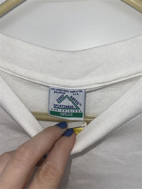 COED NAKED SPORTSWEAR VINTAGE 90s Coed Naked Banking Gem