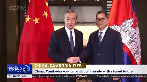 China Cambodia Ties Fm Wang Yi Meets With High Level Officials In