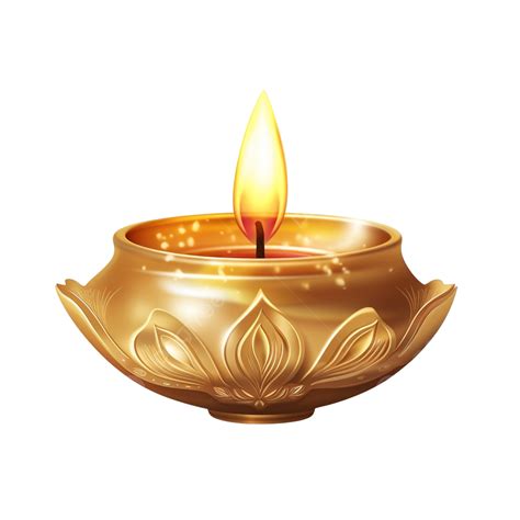 Happy Diwali Indian Festival Of Light Celebration Greeting Card With