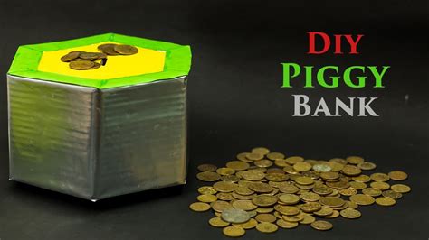 Diy Piggy Bank Youtube