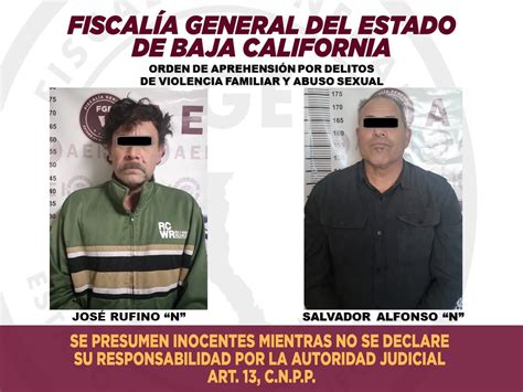 Detiene FGE De Tecate A Dos Sujetos Por Distintos Delitos Violencia