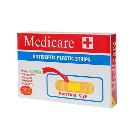 Medicare Antiseptic Plaster Strips Box Of Rands