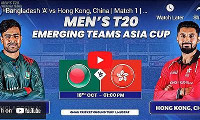 Asia Cricket As Fixtures Live Scores News